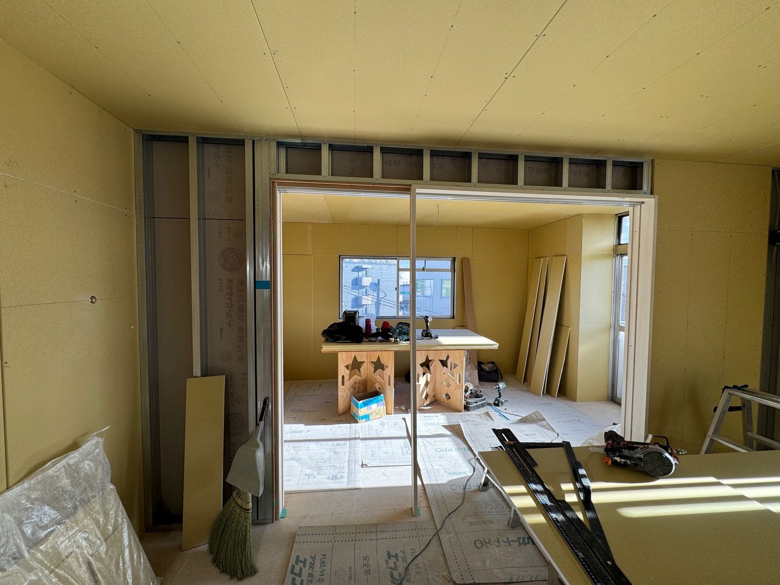 住宅のフルリノベーション(施工中)